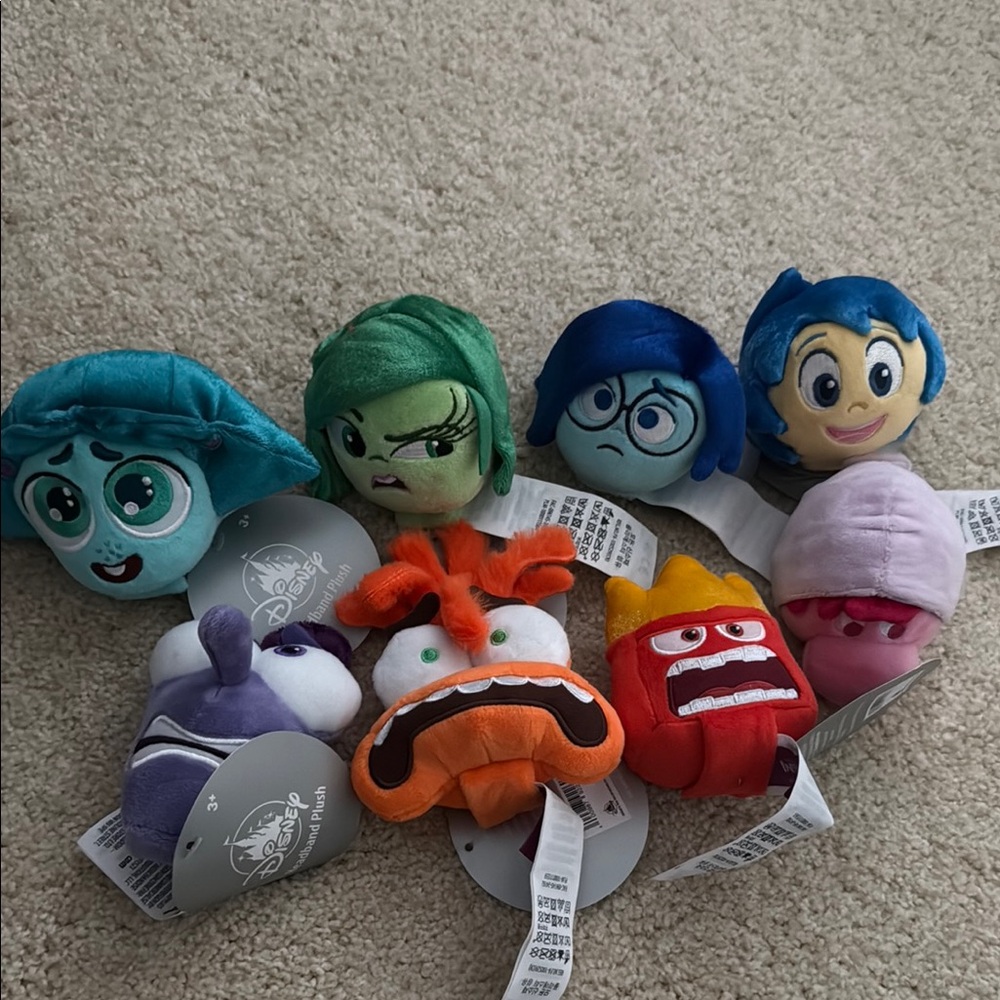 NWT disney headband plush Disney Inside Out - Multicolor